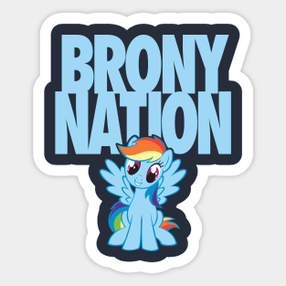 BRONY NATION Sticker